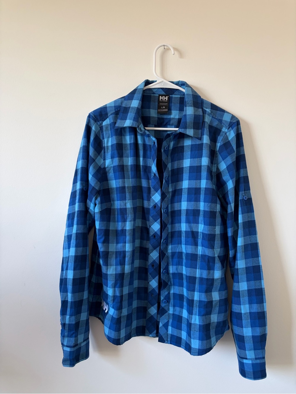 Helly Hansen Blue Plaid Shirt - Mixed Blue Tones
